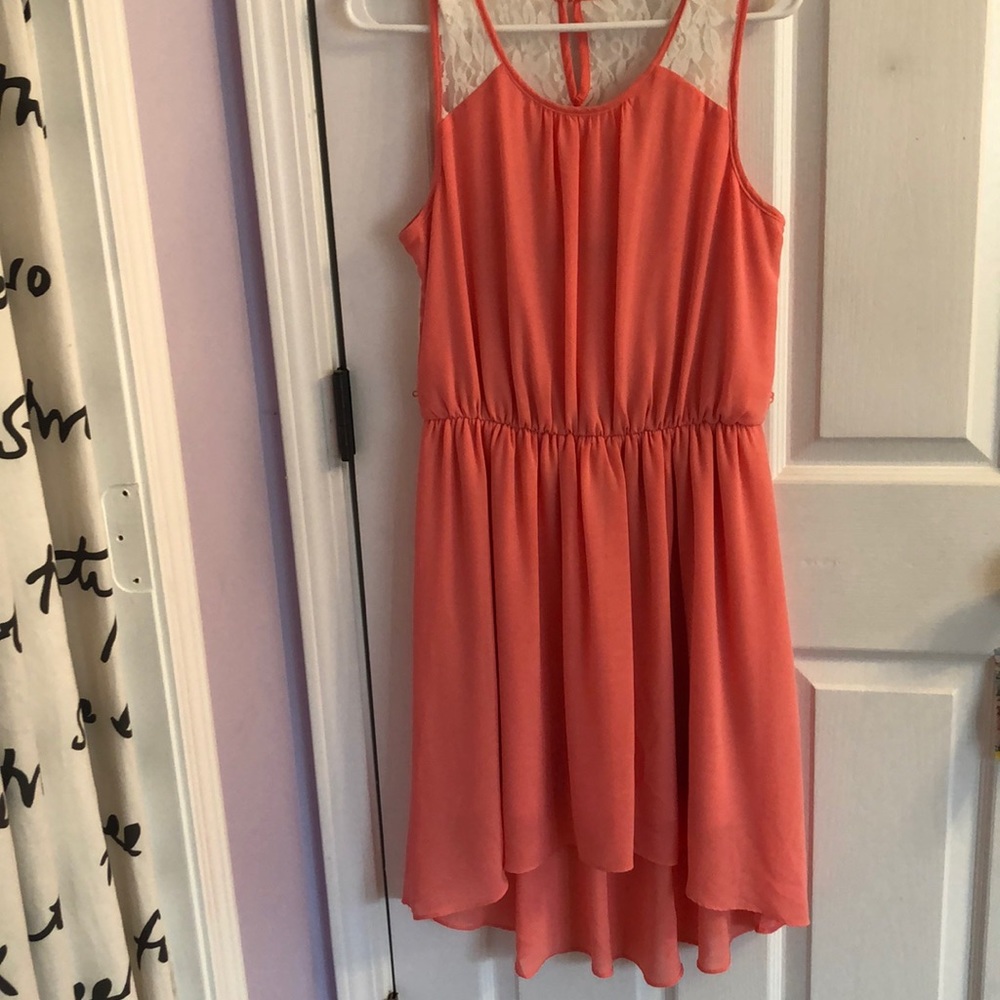 coral dress!